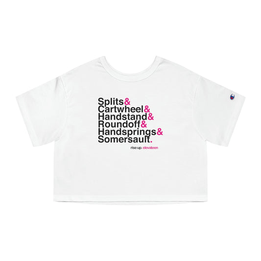 Teens & Adults | Champion Women's Heritage Cropped T-Shirt | *RISE UP* Collection | 004