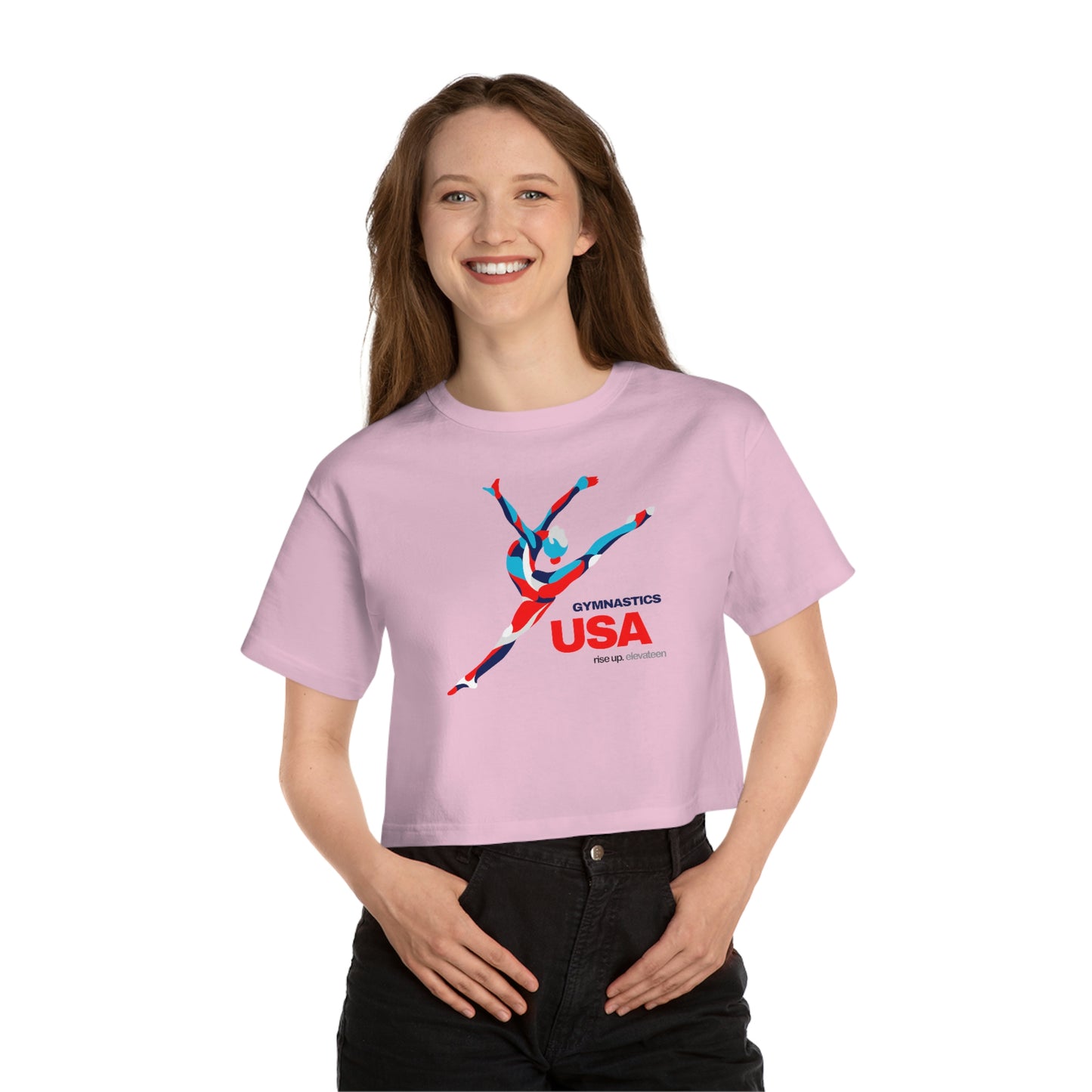 Teens & Adults | Champion Women's Heritage Cropped T-Shirt | *RISE UP* Collection | 007
