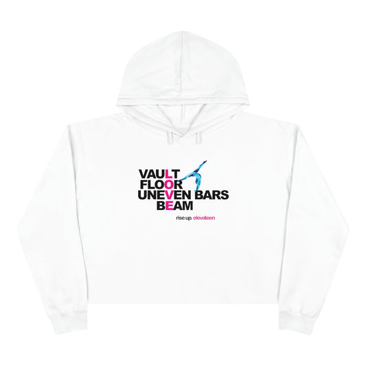 Teens & Adults | Gymnastics Crop Hoodie | *RISE UP* Collection | 000