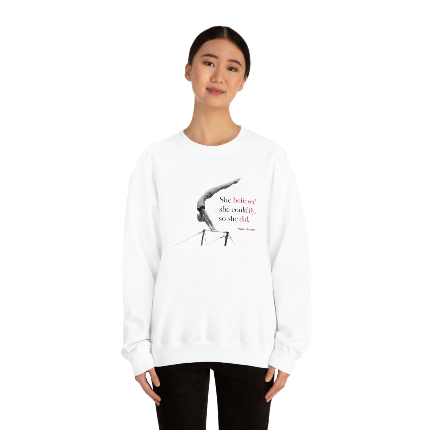 Teens & Adults | Gymnastics Sweatshirts | *RISE UP* Collection | 005