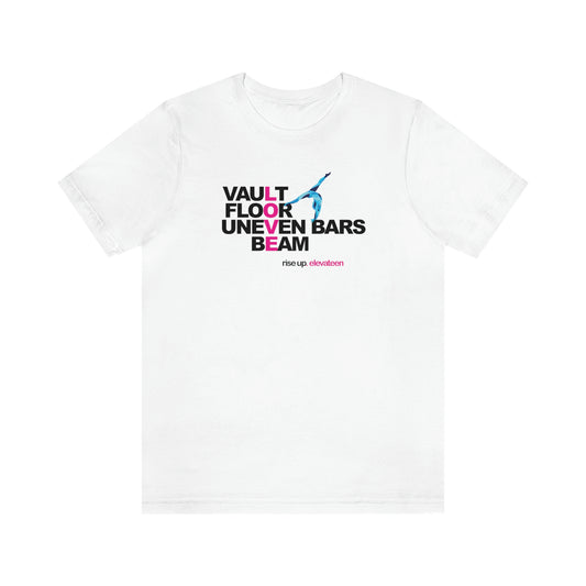 Teens & Adults | Gymnastics Girls | Youth tee / t-shirt | *RISE UP* Collection | 000