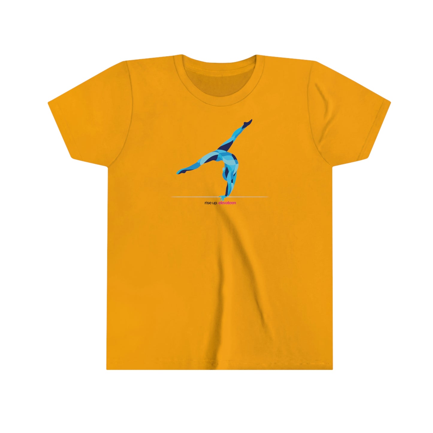 Kids | Gymnastics Girls / Youth tee / t-shirt | *RISE UP* Collection | 001