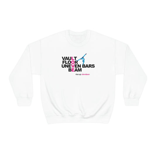 Teens & Adults | Gymnastics Sweatshirts | *RISE UP* Collection | 000