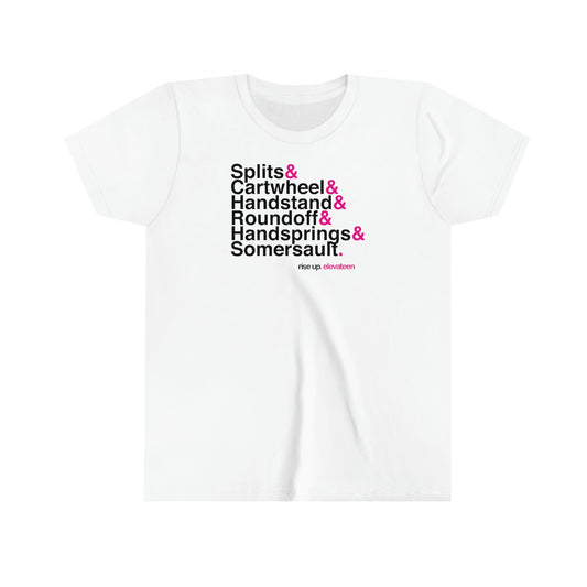 Kids | Gymnastics Girls / Youth tee / t-shirt | *RISE UP* Collection | 004