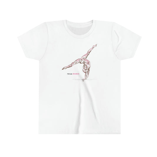 Kids | Gymnastics Girls / Youth tee / t-shirt | *RISE UP* Collection | 008