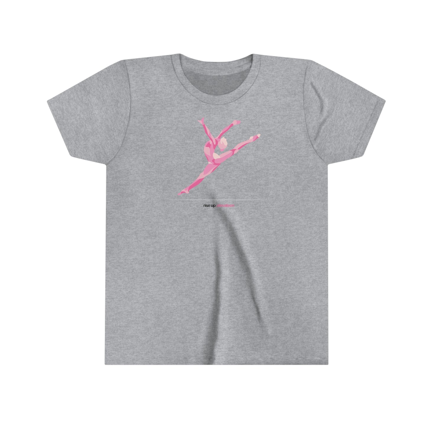 Kids | Gymnastics Girls / Youth tee / t-shirt | *RISE UP* Collection | 002p