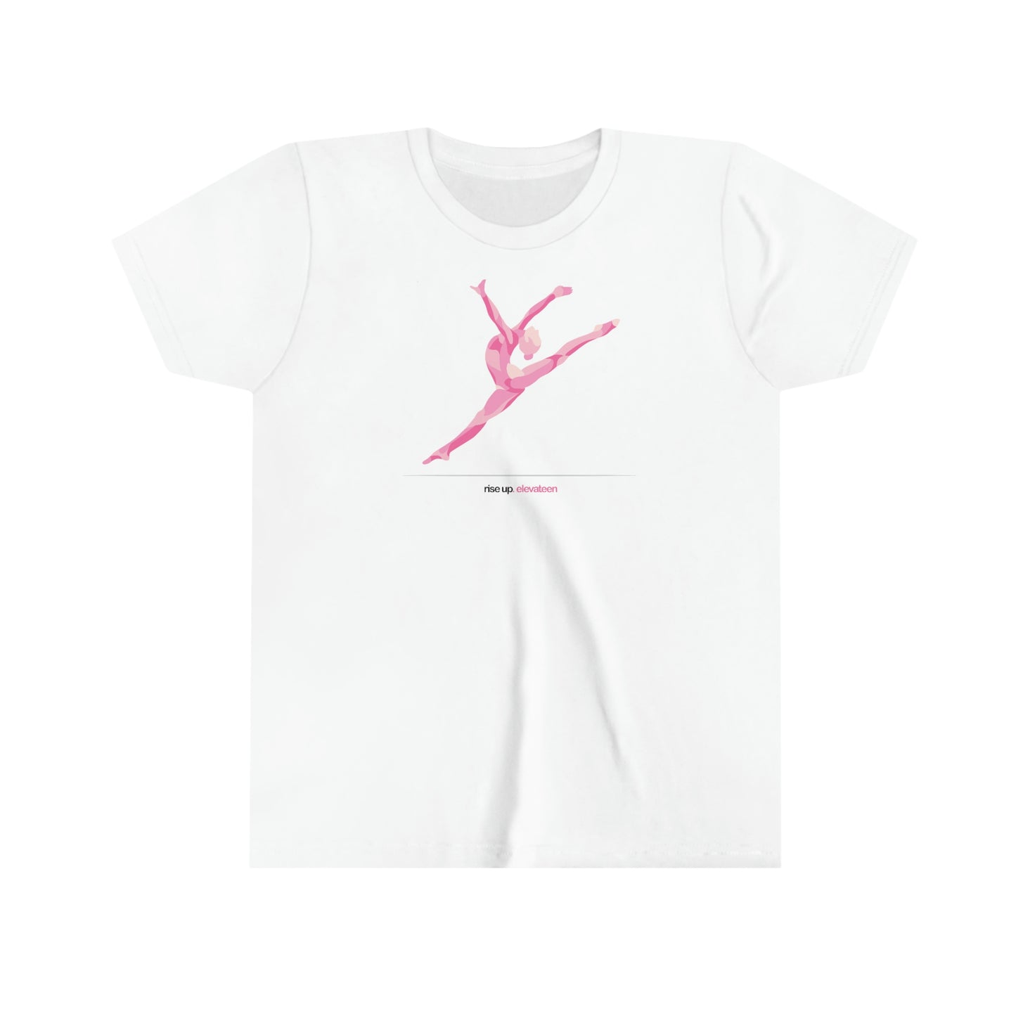 Kids | Gymnastics Girls / Youth tee / t-shirt | *RISE UP* Collection | 002p