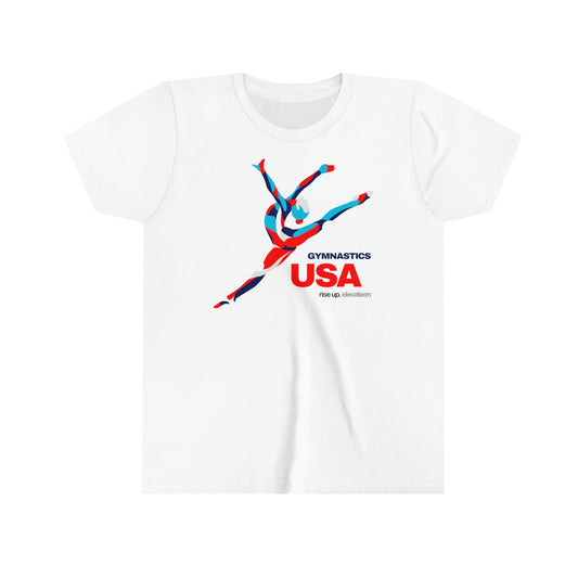 Kids | Gymnastics Girls / Youth tee / t-shirt | *RISE UP* Collection | 007