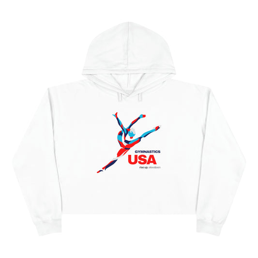 Teens & Adults | Gymnastics Crop Hoodie | *RISE UP* Collection | 007