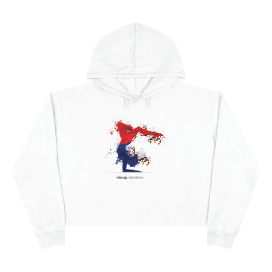 Teens & Adults | Gymnastics Crop Hoodie | *RISE UP* Collection | 006
