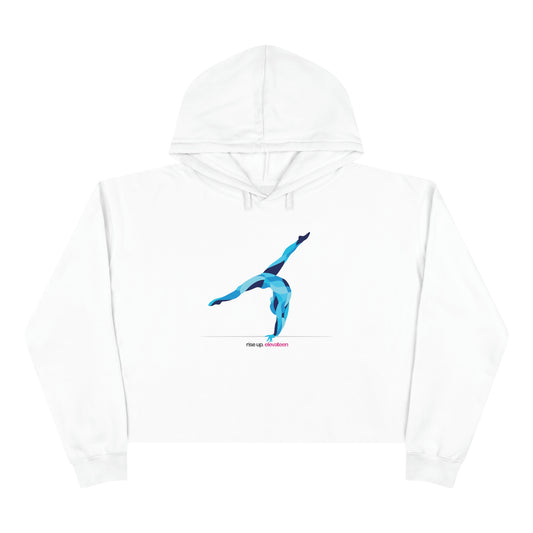 Teens & Adults | Gymnastics Crop Hoodie | *RISE UP* Collection | 001