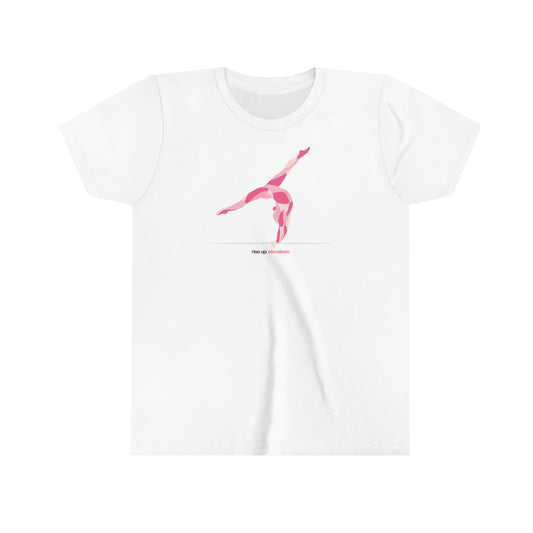 Kids | Gymnastics Girls / Youth tee / t-shirt | *RISE UP* Collection | 001p