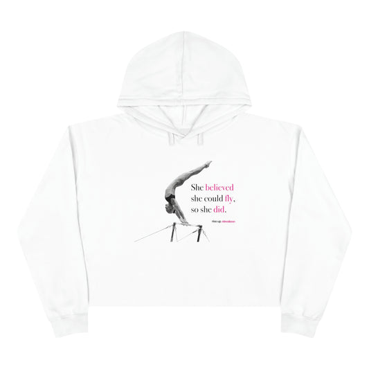 Teens & Adults | Gymnastics Crop Hoodie | *RISE UP* Collection | 005