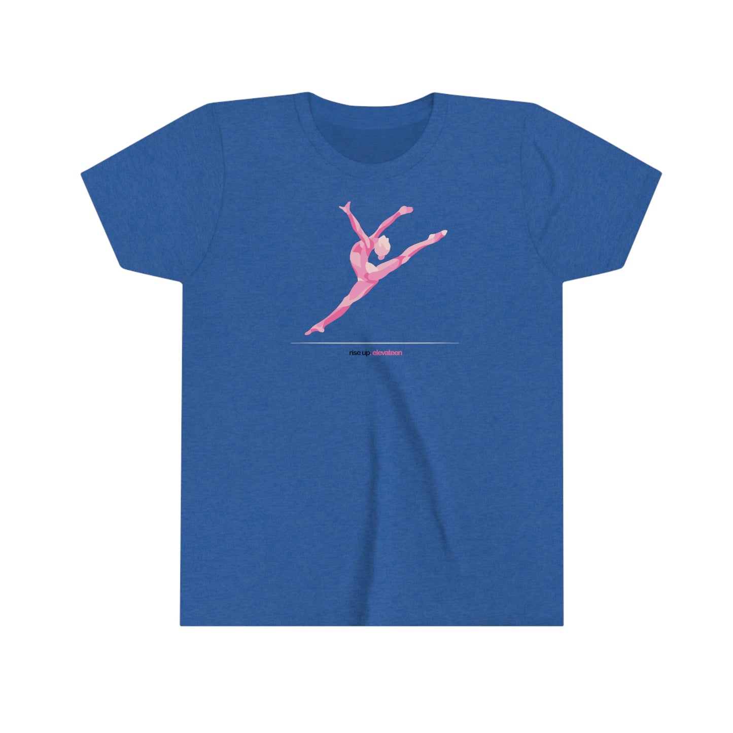 Kids | Gymnastics Girls / Youth tee / t-shirt | *RISE UP* Collection | 002p