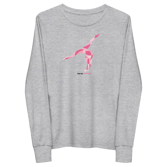 Kids | Gymnastics Long Sleeve T-Shirts | *RISE UP* Collection | 001p