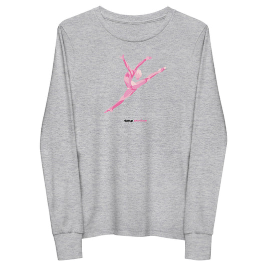 Kids | Gymnastics Long Sleeve T-Shirts | *RISE UP* Collection | 002p