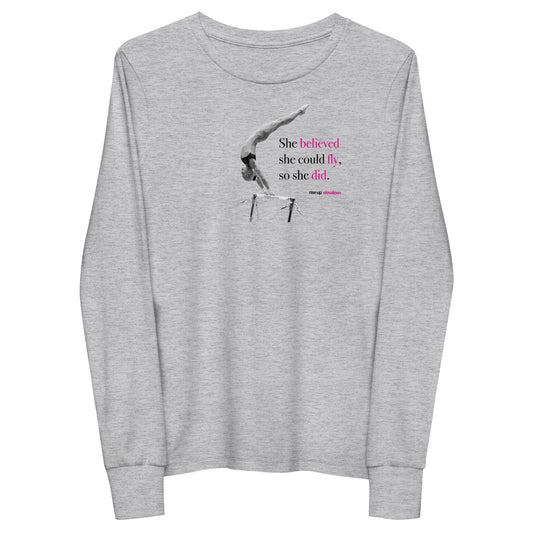Kids | Gymnastics Long Sleeve Shirts | *RISE UP* Collection | 005