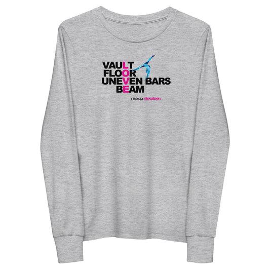 Kids | Gymnastics Long Sleeve Shirts | *RISE UP* Collection | 000