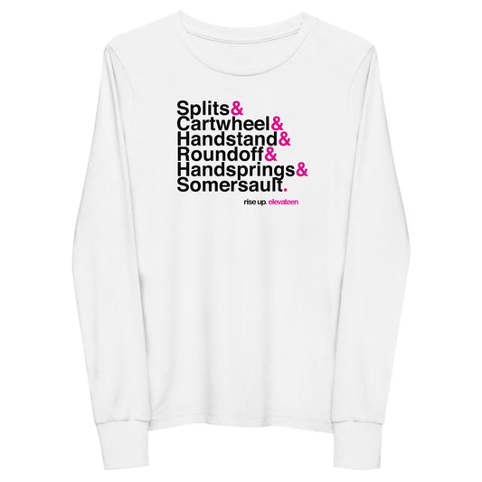 Kids | Gymnastics Long Sleeve Shirts | *RISE UP* Collection | 004