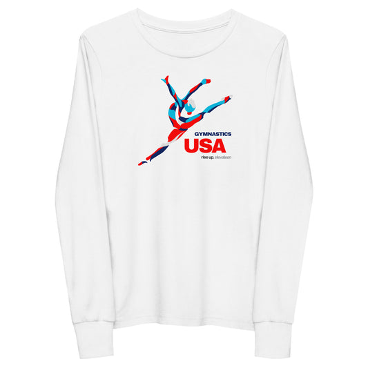 Kids | Gymnastics Long Sleeve Shirts | *RISE UP* Collection | 009
